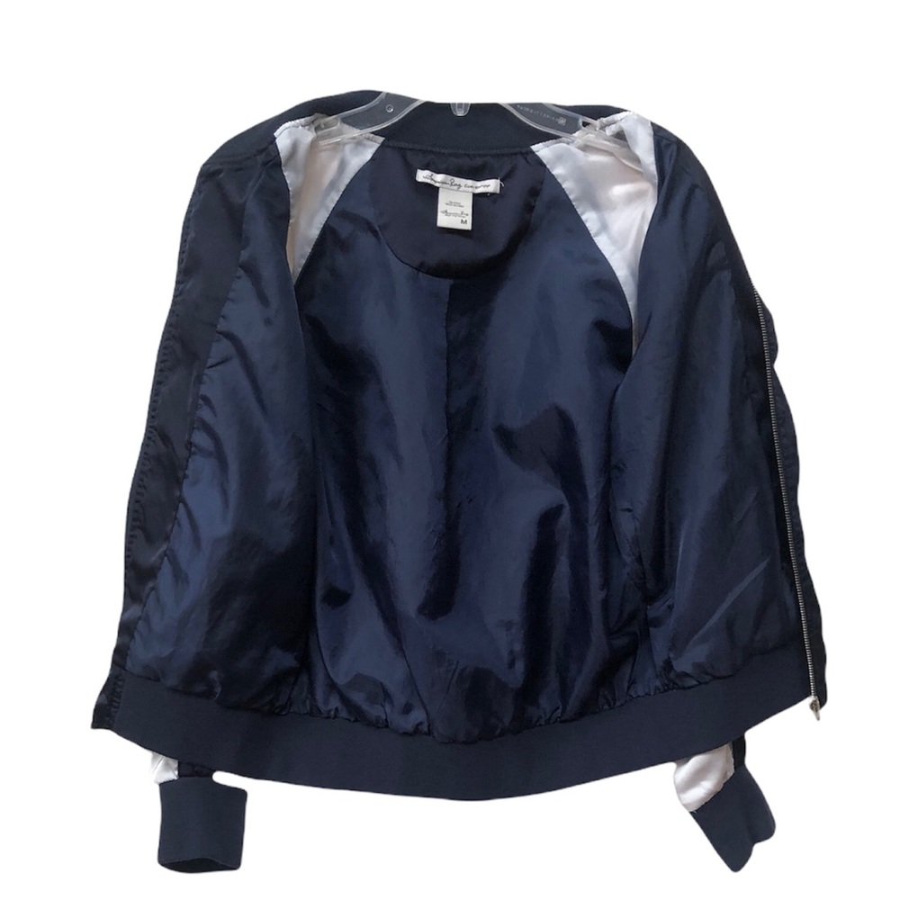 American Rag Embroidered Satin Jacket. - Picture 3 of 7